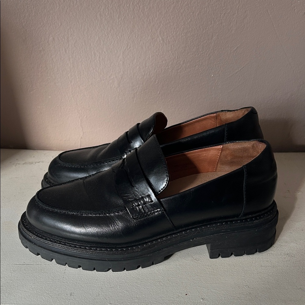 Bared Footwear Wedgebill Leather Loafers - Picture 3 of 11